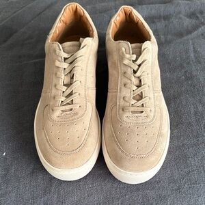 Franco Fortini Beige Suede Sneakers